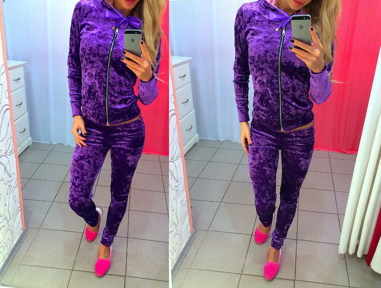 

2 Piece Set Women Solid Woman Sport Sets Cute Autumn Hooded Zipper Long Sleeve Top Long Pants Female Clothes Club Outfits