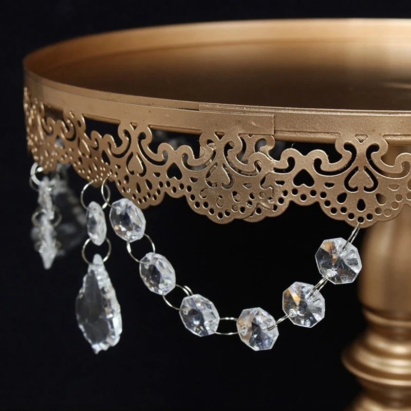 20 см зеркало золотистого цвета свадебные десерт лоток подставка для свадебного