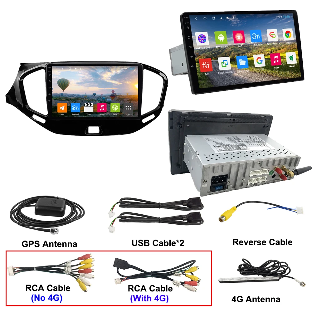 EKIY 9 ''2 DIN ips Автомагнитола для Lada VESTA- Мультимедиа Видео плеер навигация gps Android 8,1 аксессуары седан Dvd