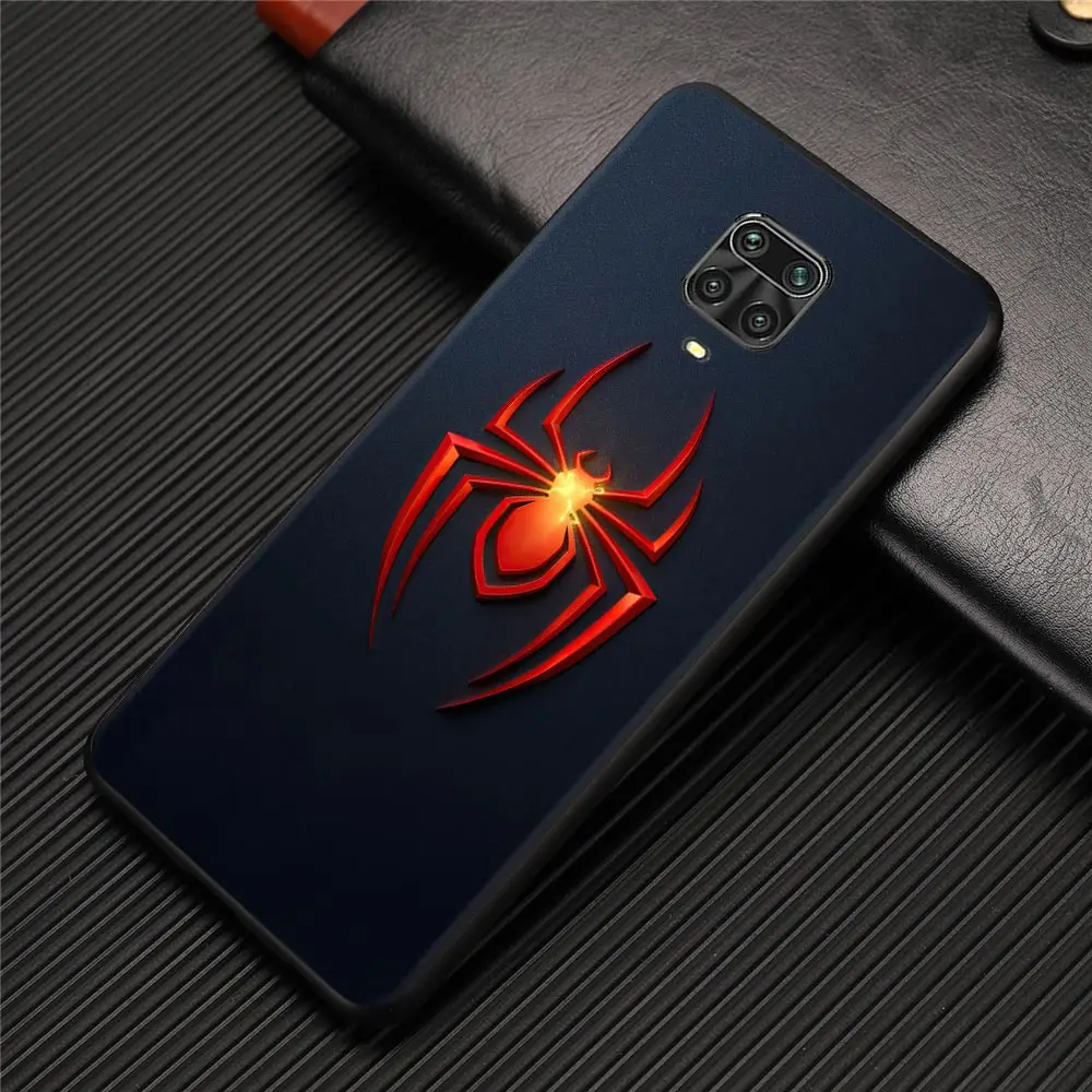 Чехол для телефона Xiaomi Redmi Note 9S 9 8 10 Pro Max 9C 7 9A 8T 9T 7A защитные чехлы Marvel Человек-паук