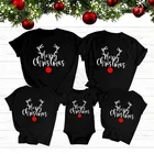 Смешные рождественские Семейные одинаковые рубашки, футболки для папы, ребенка, мамы, малыша, рождественские Семейные наряды, одежда, рождественский подарок