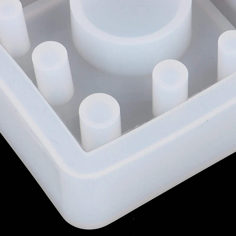 

Ashtray Epoxy Resin Mold Silicone Mold Card Storage Pen Phone Holder Ashtray Dried Flower Resin Decorative Craft Jewelry Making