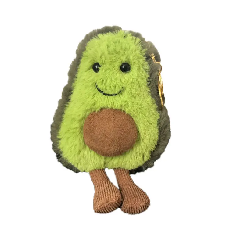 Avocado Линия друзей коричневый медведь преобразования плюшевая игрушка брелок Акула динозавр Тигр авокадо мягкие игрушки для детей мультфильм для девочек Подарки - Цвет: Avocado