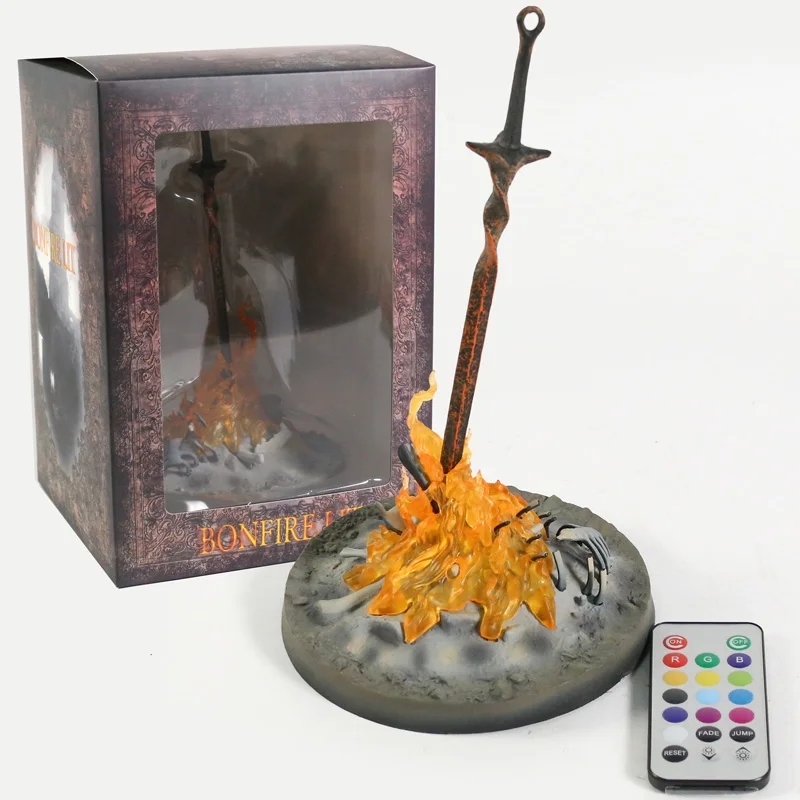 Dark Souls 3 Bonfire 1/6 Scale Light Up Statue Figure Collectible Model Toy