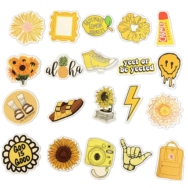Pegatinas de dibujos animados para ordenador port&aacute;til, pegatinas de chica para Moto, monopat&iacute;n, equipaje, refrigerador, port&aacute;til, pegatina de juguete F5, 50 Uds.-2