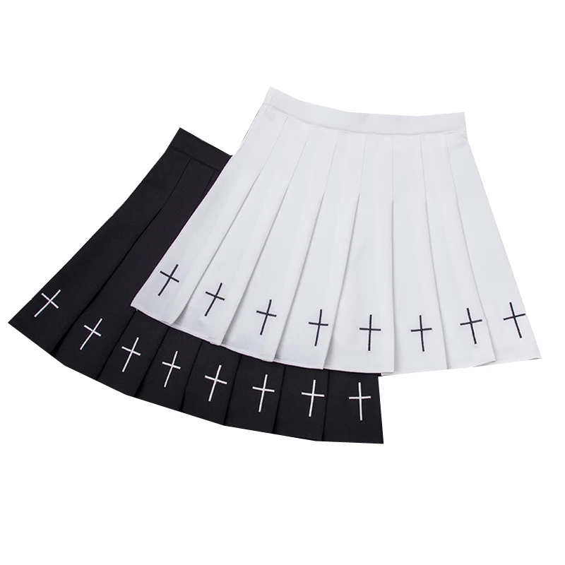 

Fashion Women Pleated Skirt High Waist Woman Mini Skirts Summer Harajuku Female Short Skirts Casual A-Line Ladies Dance Skirt