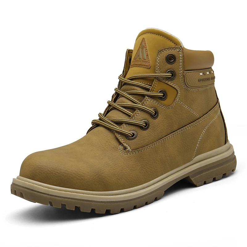 Зимняя мужская обувь ботинки в военном стиле уличные зимние мужские армейские