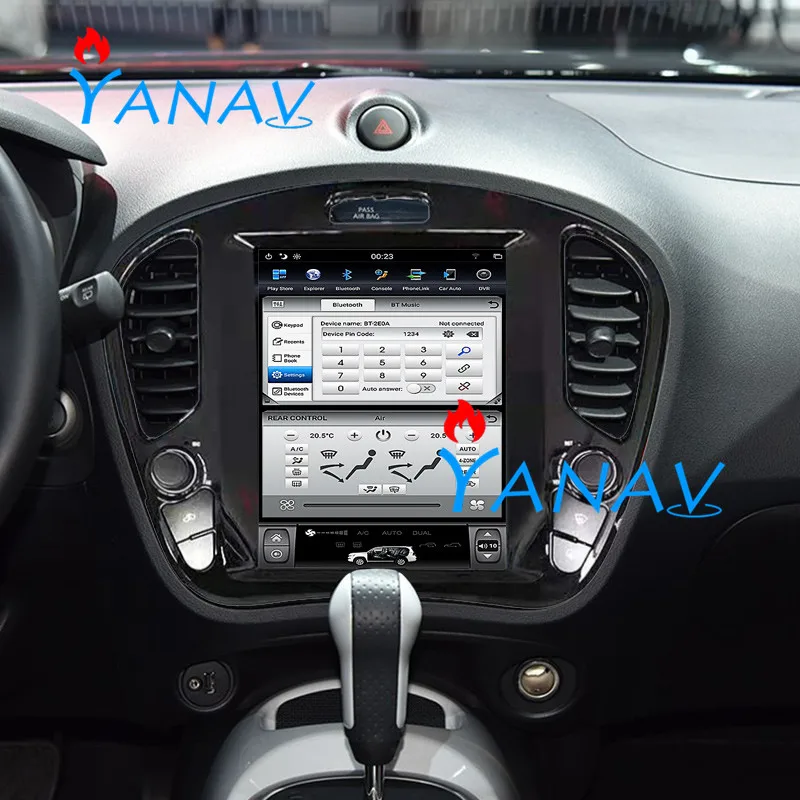 Автомагнитола на Android стереоприемник для Nissan Juke/Infiniti ESQ 2010 + вертикальный