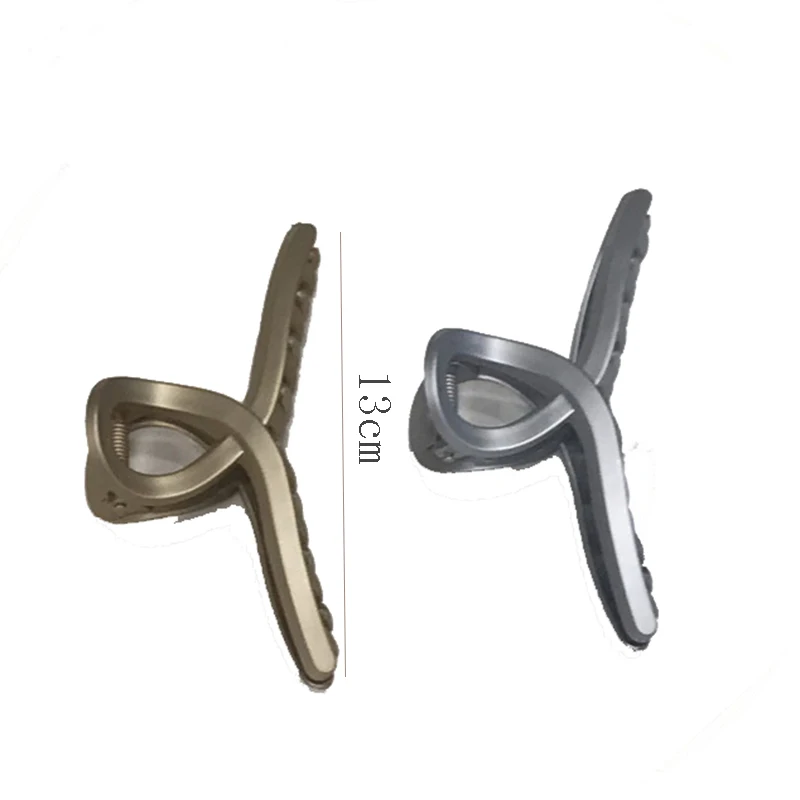 

1PC Hair Clips Hair Claw Women Plastic Metallic Color Hairpins Hair Crab Claws Girls Make UP Washing Tool Accessories Decoration