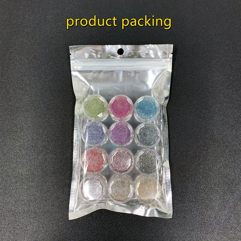 

Nail Crystal Glitter Powder Diamond Powder Net Red Nail Sequins Nail Art Flake Pigment Powder Nail Art Powder