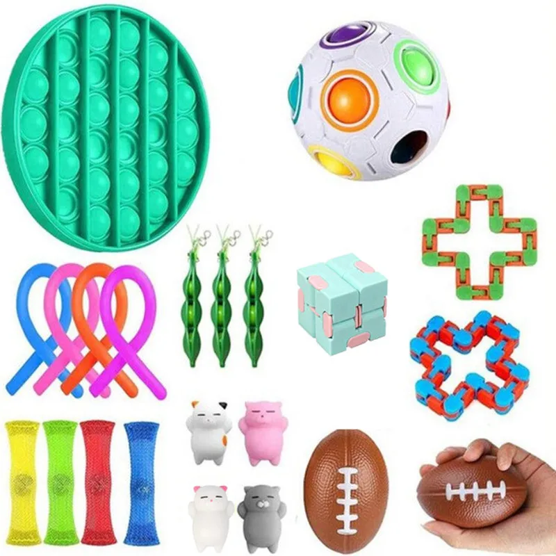 Антистрессовые игрушки Антистатическая цепочка фигурные игрушечный брелок