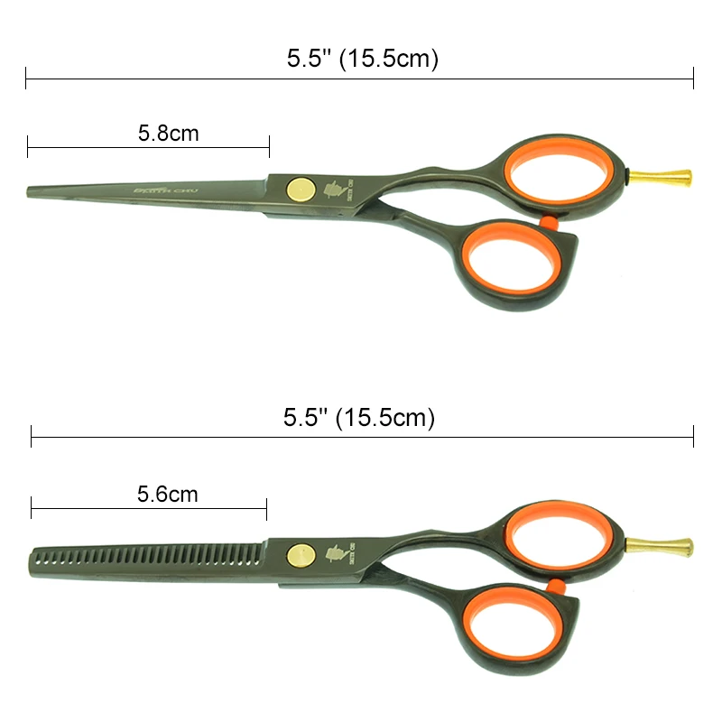 5 &quotSmith Chu парикмахерские ножницы набор для стрижки волос филировочные