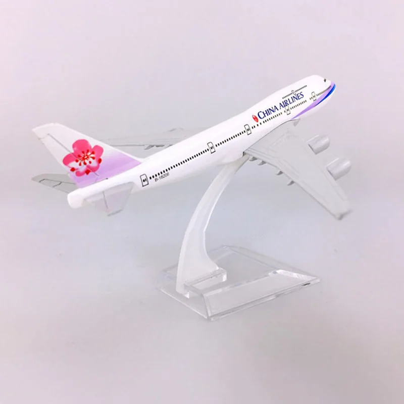 Коллекция 1:400 Boeing B747 400 модель китайские авиалинии с базой Airbus 16 см металлический