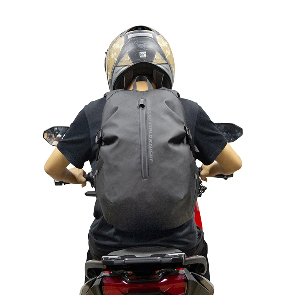 

Motorcycle Bag Large Capacity Multifunctional Casual Bag Backpack Night Reflection Motorcycle Bag Outdoor Travel Helmet Storage