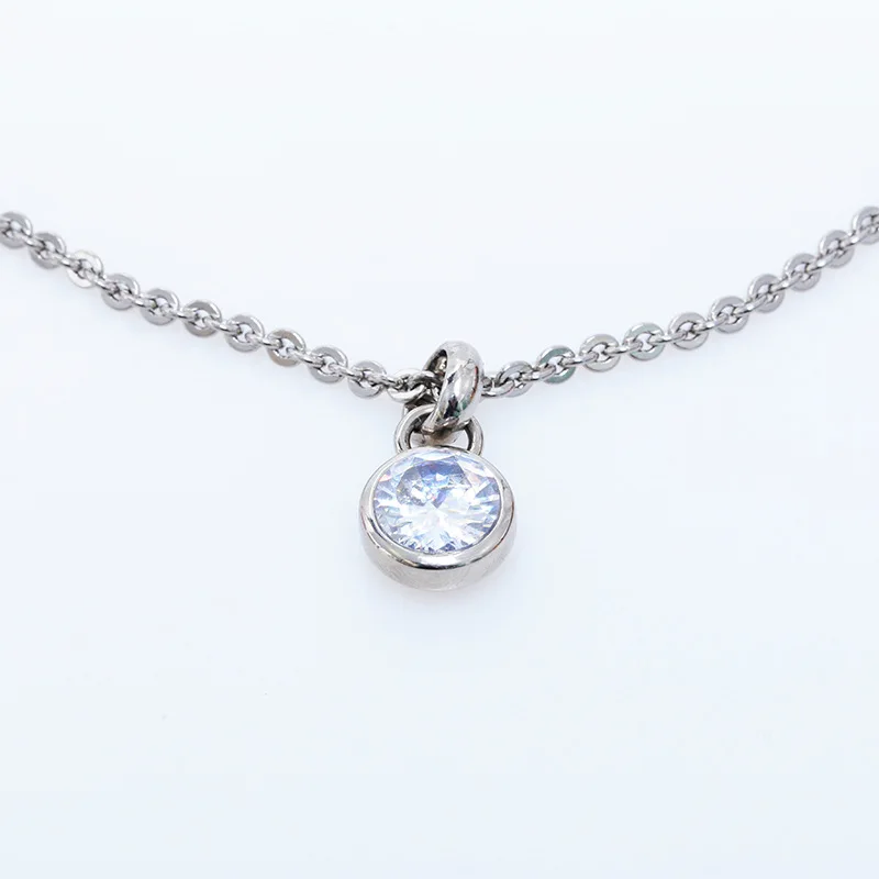 

HOT SELLIN DYRBERG/KERN Austrian crystal diamond round zirconium thick chain necklace IN STOCK