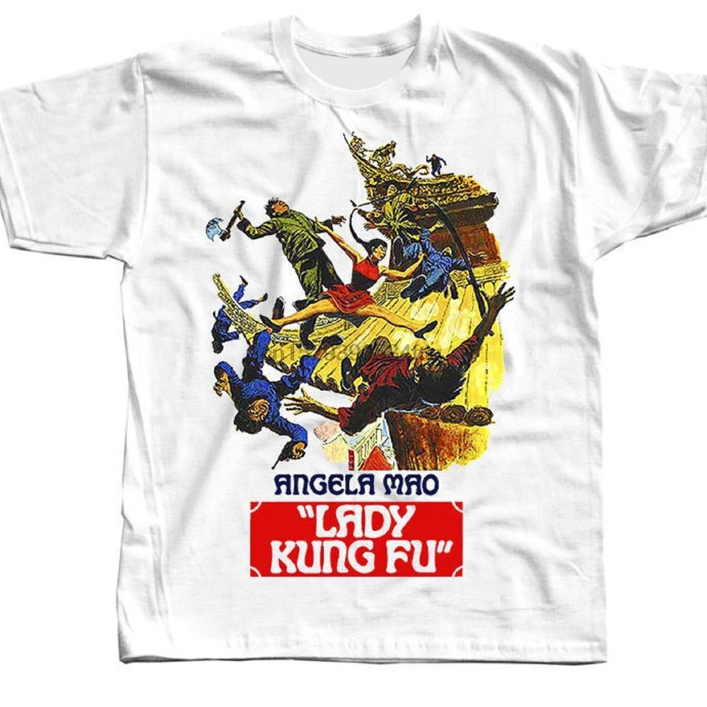 Анжела Мао Китай Китайский кунг фу боевое искусство кино футболка|Мужские