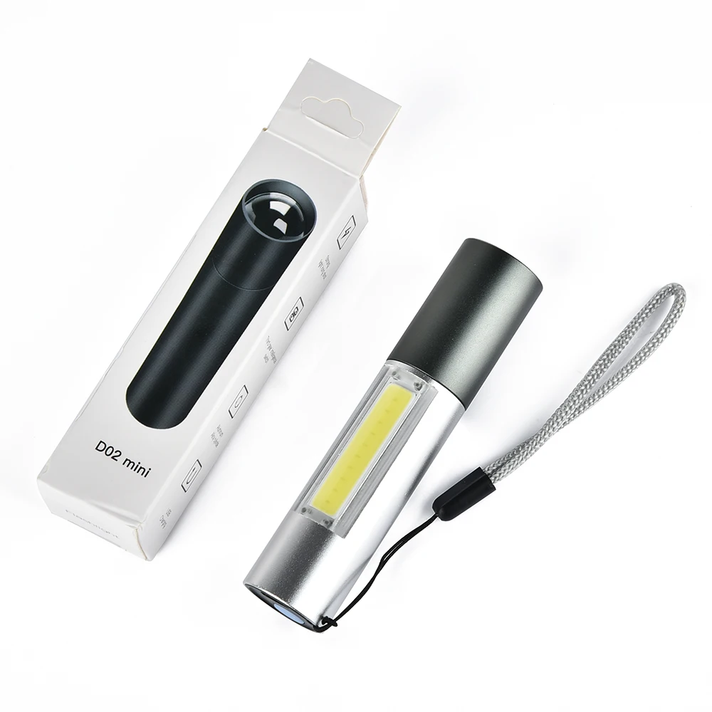 

Mini LED Flashlight USB Rechargeable Waterproof Flashlight 3 Lighting Mode Telescopic Adjustable Focus Zoom Portable Night Light