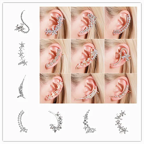 1 пара женские двусторонние серьги гвоздики с золотым и серебряным