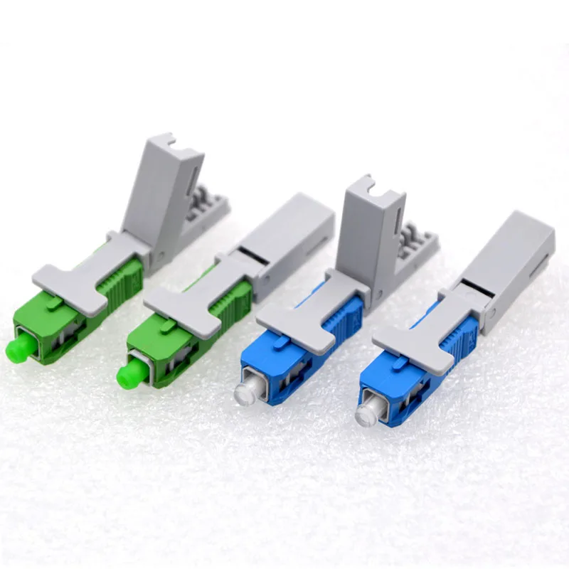 100 шт. новинка волоконно оптический Быстрый разъем SC/PC/APC одномодовый