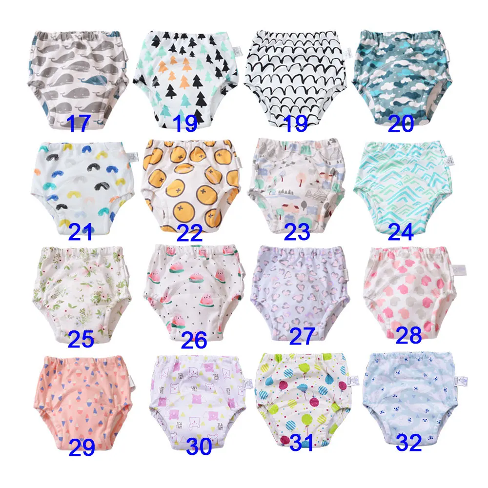 Оптовая продажа 30 шт. многоразовые тренировочные штаны для горшка детский унитаз