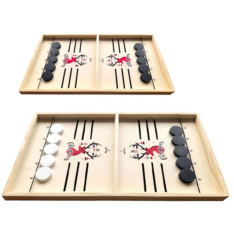 

NEW Christmas Table Hockey Games Pucks Toys For Adult Child Family Party Game Toys