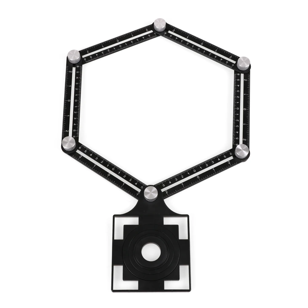 6 складных линейки алюминиевая плитка из сплава открывающийся локатор грязевая