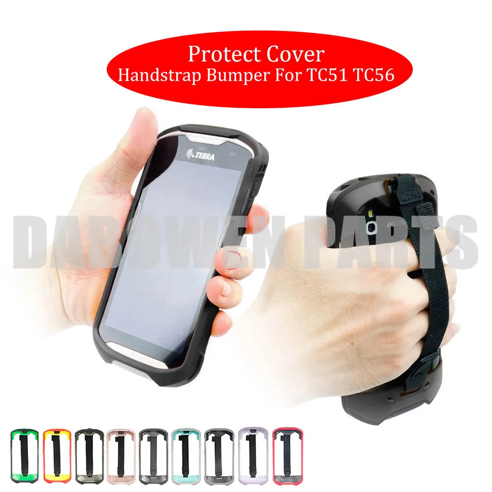 Новый защитный чехол многоцветный бампер с ремешком на руку для Zebra Motorola TC51 TC510K TC56