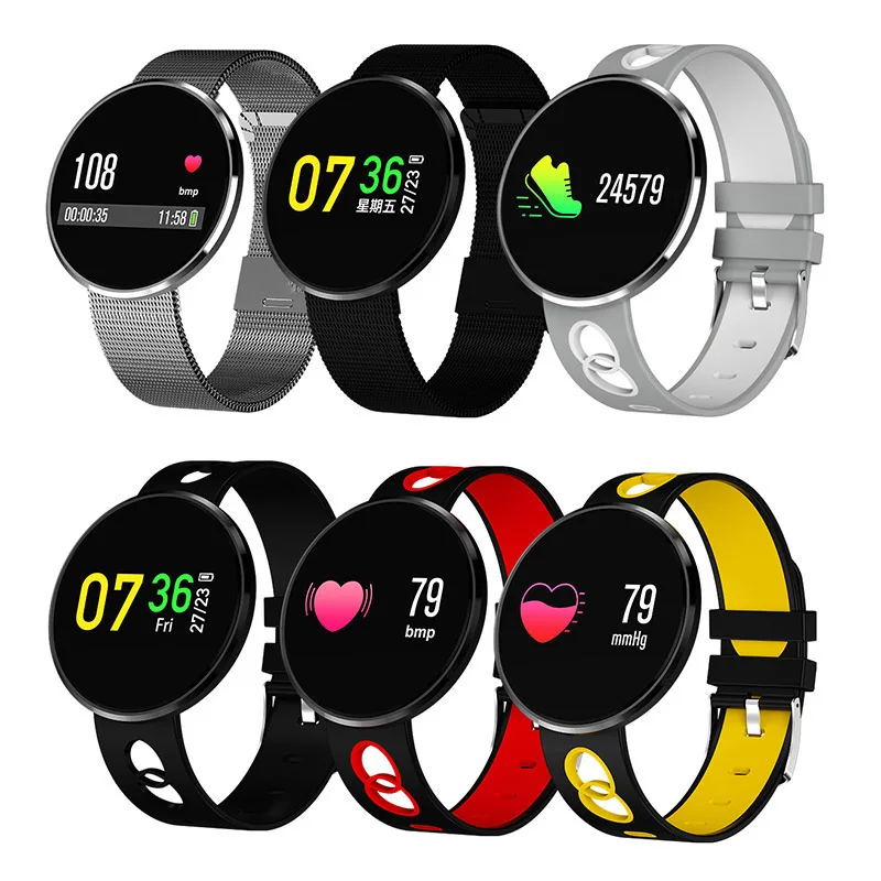Умный Браслет цветной ЖК монитор IP67 Счетчик Сердечного Ритма кровяного давления