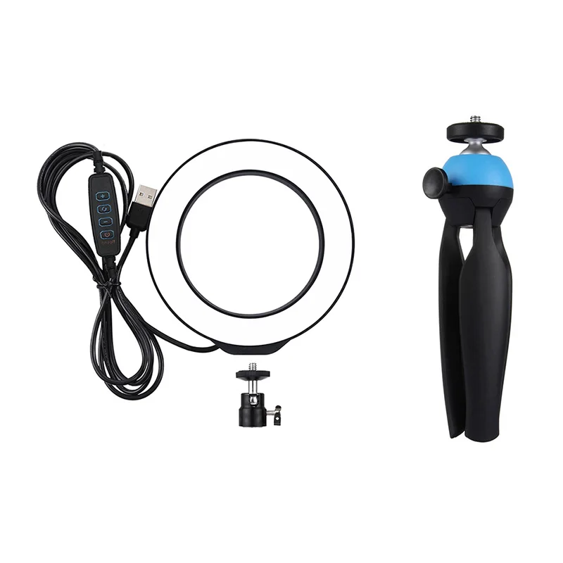 Flash with tripod 4,2 дюйма светодиодный светильник-вспышка с шариковой головкой для холодного башмака для цифровых зеркальных камер светодиодный светильник с 1/4 дюймовым винтом для штатива видеоблоггеров - Цвет: Flash with tripod