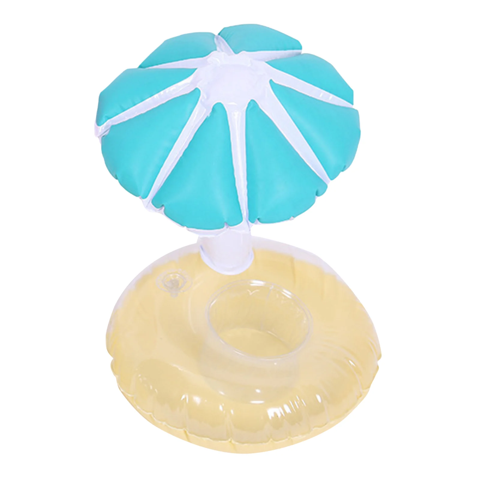

Air Mattresses For Cup Inflatable Red Blue Small Umbrella Drinks Cup Holder Pool Floats Bar Coasters Floatation Devices Cute Toy