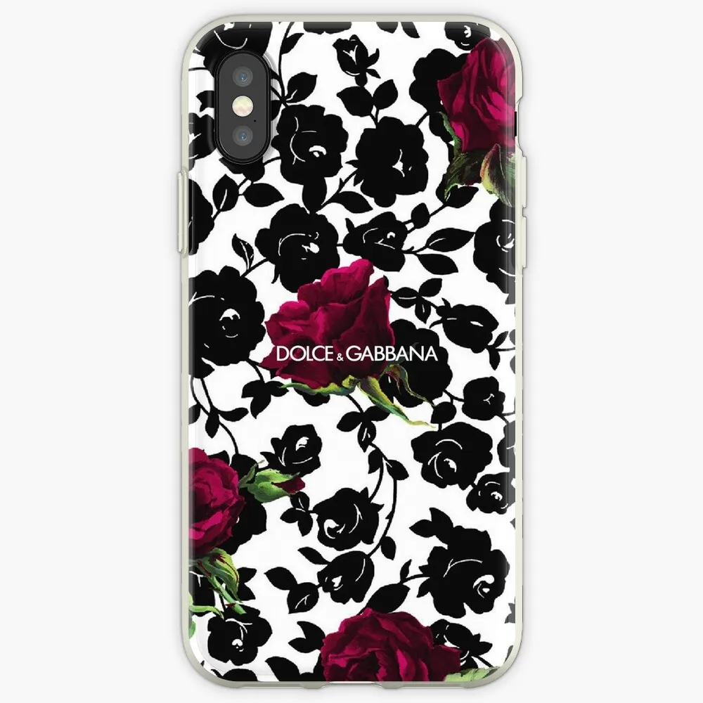 Cedol цветочный прозрачный чехол для Apple iphone X XSMAX XR чехол для iphone 6 6s 5 5S Coque iphone 7 8 чехол для iphone xr чехол
