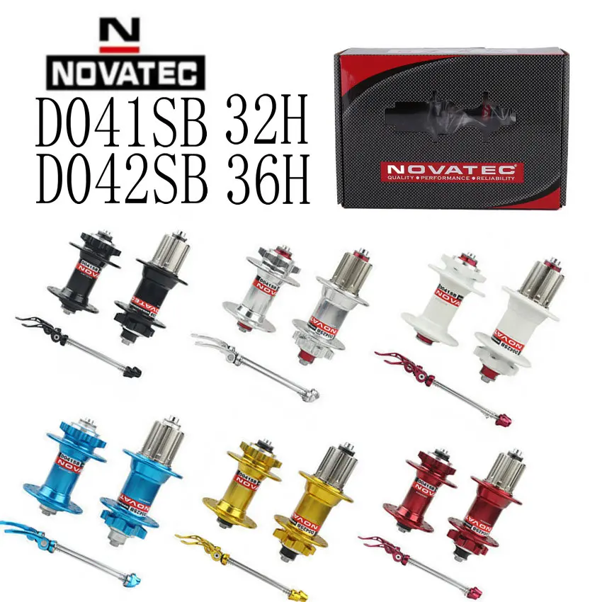 Novatec 041 042 велосипедная ступица MTB D041SB D042SB для горного велосипеда передние + задние