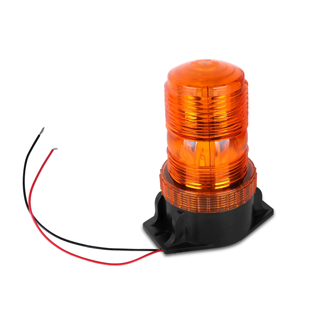 

Bogrand Led High Power Emergency Beacon Dc12-30v Rotary Alarm Signal Lamp Strobe Warning Light For Construction Vehicle Ip65