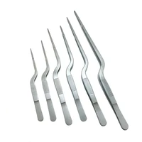 14cm16cm20cm23cm25cm30cm elbow tweezers anti static hand tool clear clip stainless steel maintenance repair tool kit