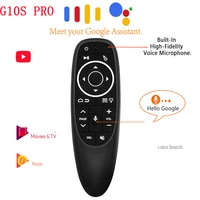 g10 g10s pro backlit voice remote control ir learning 2 4ghz wireless gyro air mouse for x96 mini h96max hk1 t95 android tv box