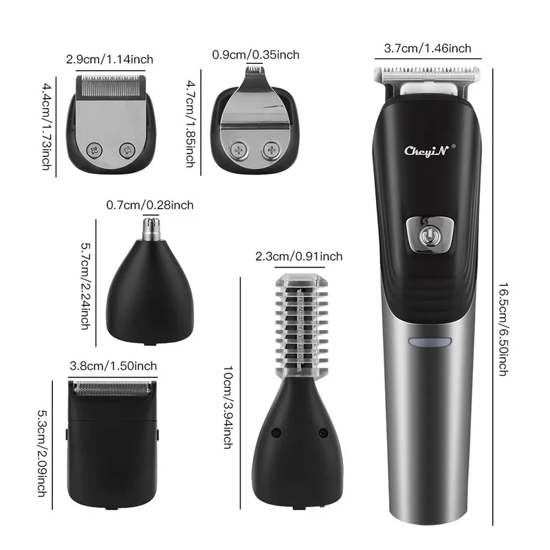 

Quick Charge Hair Trimmer Kit Men Cordless Hair Clipper Professional Barber Nose Hair Trimmer Beard Shaver Razor Eyebrow Shaper
