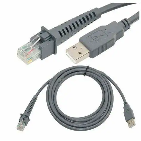 Медный кабель 2 м USB к RJ45 для Motorola Symbol LS1203 LS2208 LI2208|Сканеры| |
