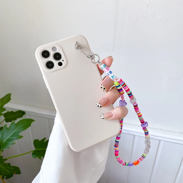Colorful Beads Pendant Strap Hang Phone 