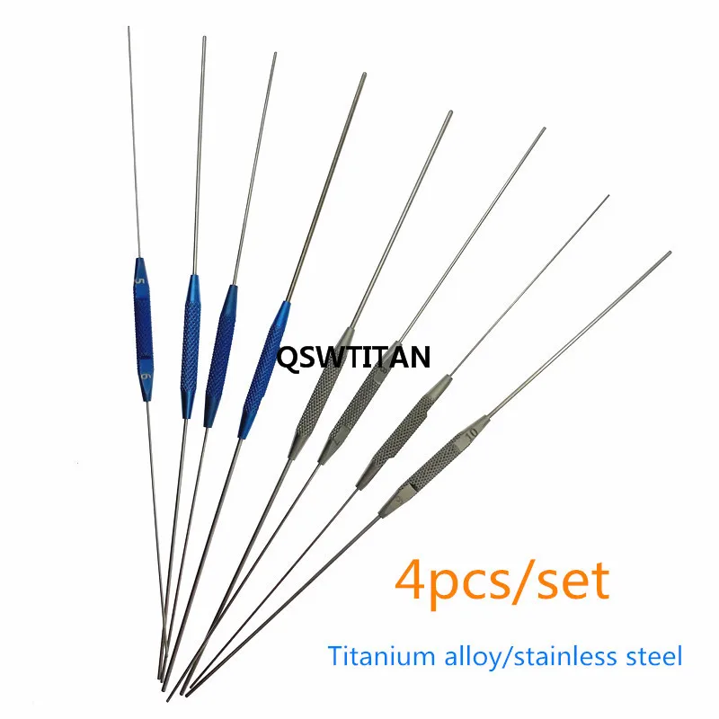 Офтальмологический двухсторонний зонд для промывки лампы 4 шт./компл.