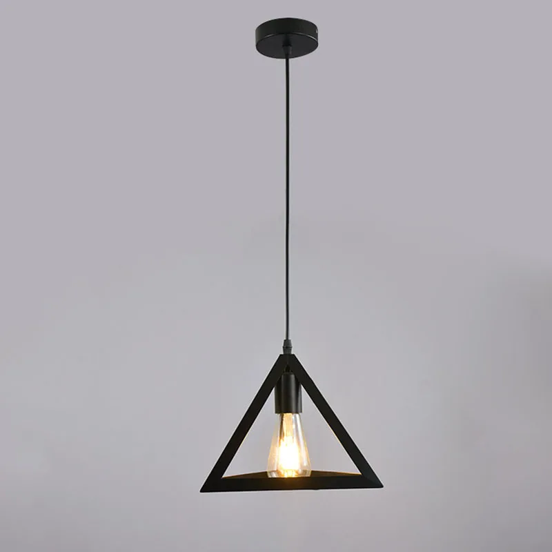 

Vintage cage chandelier Edison light bulb loft Restaurant Bedroom Pendant LED lighting industry Vintage iron Lamps for home