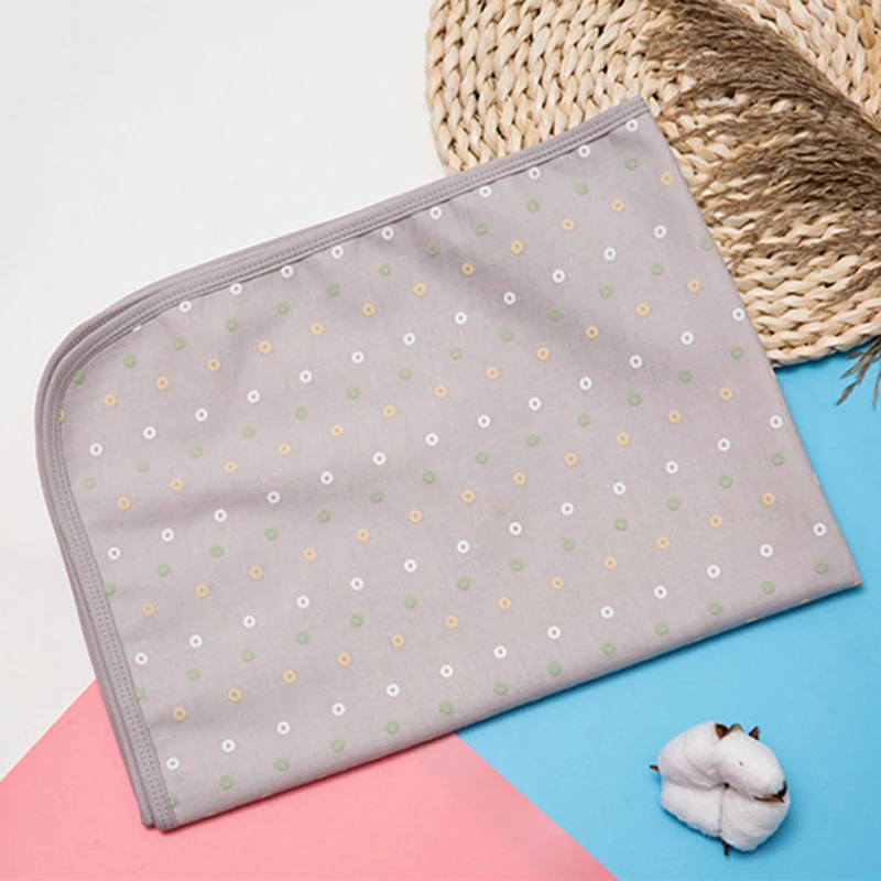 Коврик для пеленания новорожденных 50*70 см 3-слойный дышащий водонепроницаемый