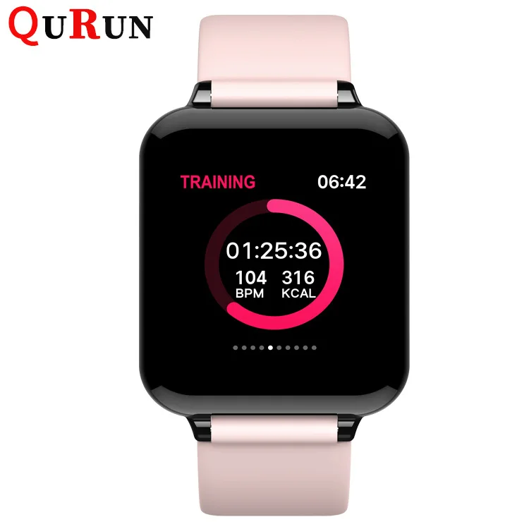 Смарт браслет B57 с цветным экраном пульсометром тонометром оксиметром и