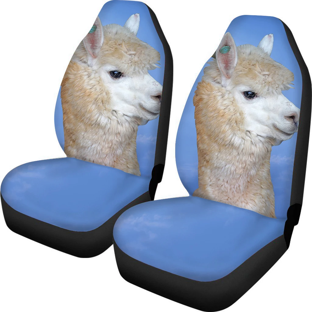 

Нескользящие Чехлы для автомобильных сидений PinUp Angel Alpaca, прочные подушки для передних сидений автомобиля, моющиеся Защитные чехлы для авто...