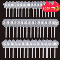200pcs squeeze transfer pipettes 4ml disposable cake pipettes dropper decoration for cupcake ice cream strawberries cake topper
