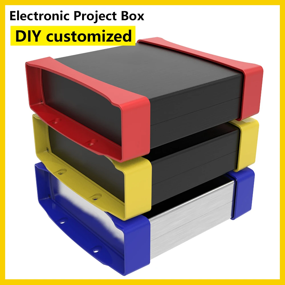 Electrical Junction Box Fabrication Aluminum Profiles Enclosure K09 152*44mm Plastic Box DIY