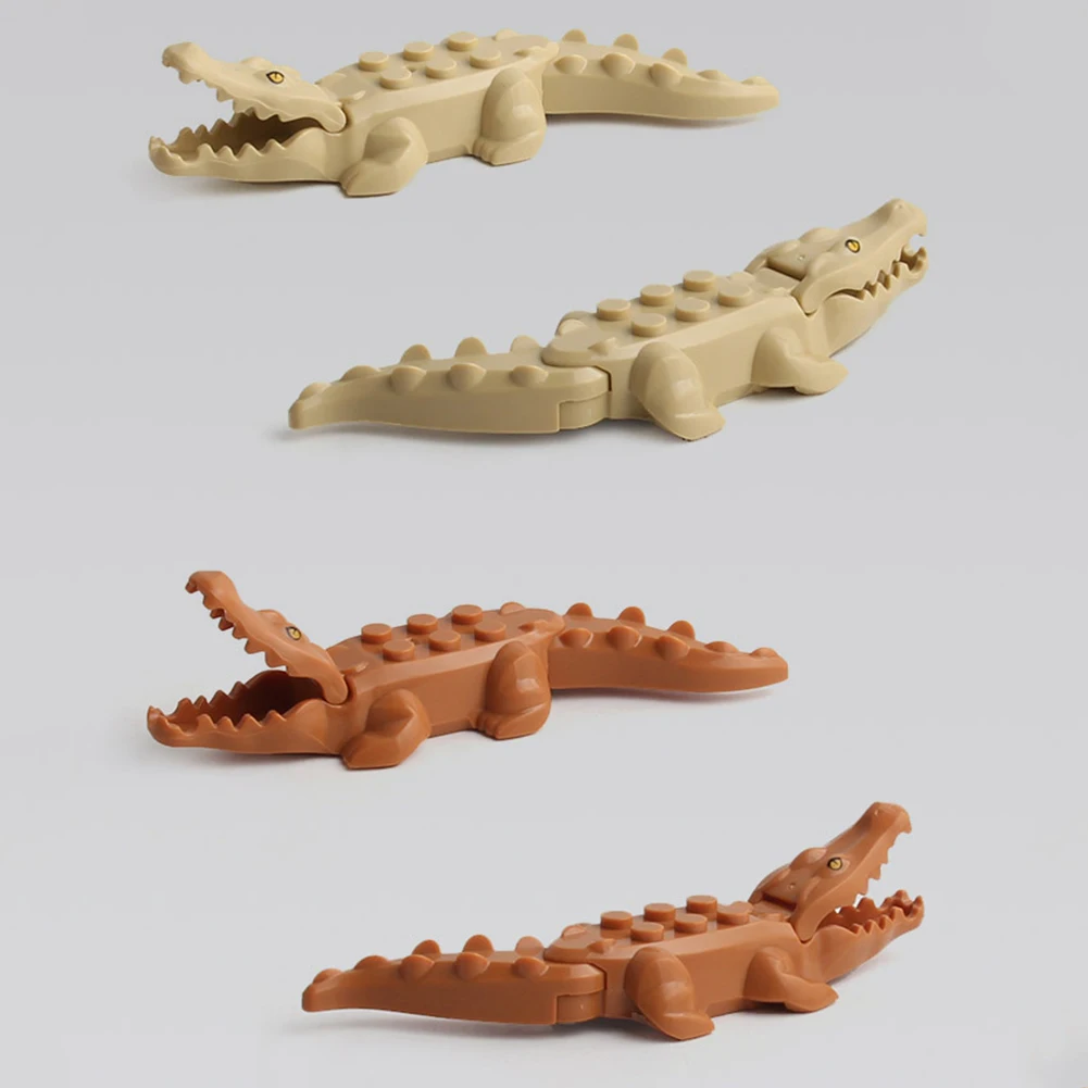 

12PCS Big Size Diy Building Blocks Animal Accessories Figures Lion Panda Compatible with Big Size Toys for Children Kids Gifts