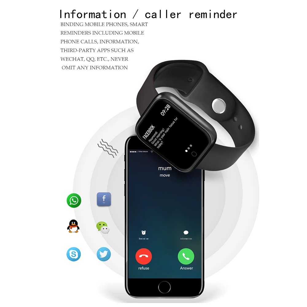 Женские IP68 Водонепроницаемые Смарт часы P70 P68 Bluetooth 4 0 для Apple IPhone LG монитор