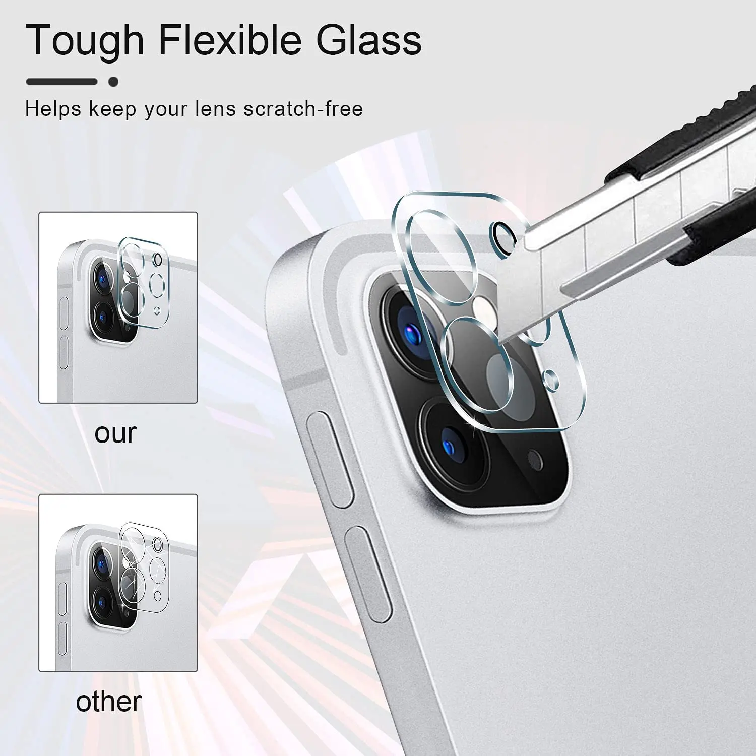 Для 2021 iPad Pro 11 12 9 закаленное стекло задней Камера объектив Защитная экранная