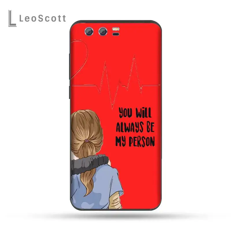 

Greys Anatomy You're My Person color Phone Case For Huawei Honor view 7a5.45inch 7c5.7inch 8x 8a 8c 9 9x 10 20 10i 20i lite pro