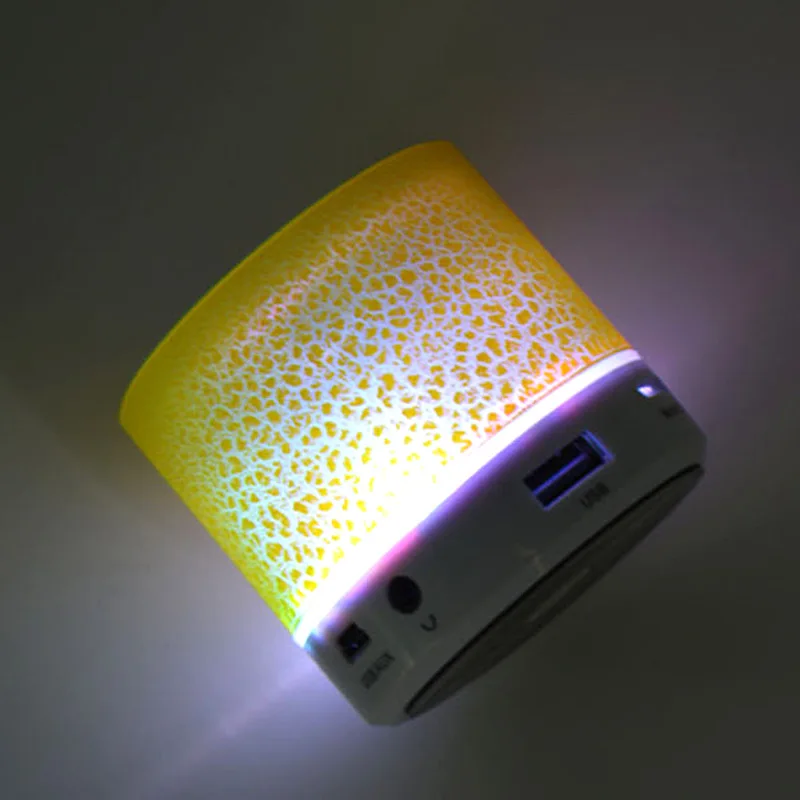 Портативный светодиодный мини-динамик Bluetooth s беспроводной динамик громкой связи